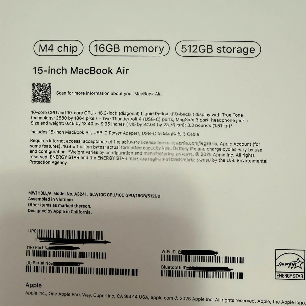 Apple MacBook Air ( 15-inch 2025 )